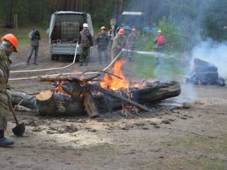 В Перми прошли учения по отработке навыков ликвидации лесных пожаров
